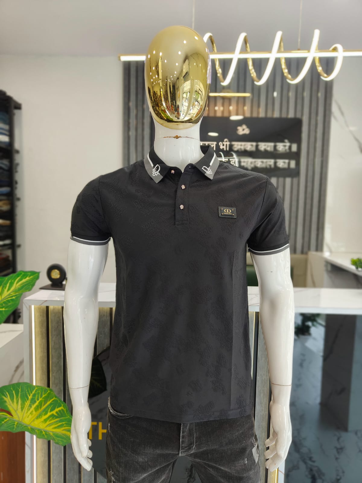 Men’s Designer-Inspired Polo T-Shirt – “Elite Code” Edition